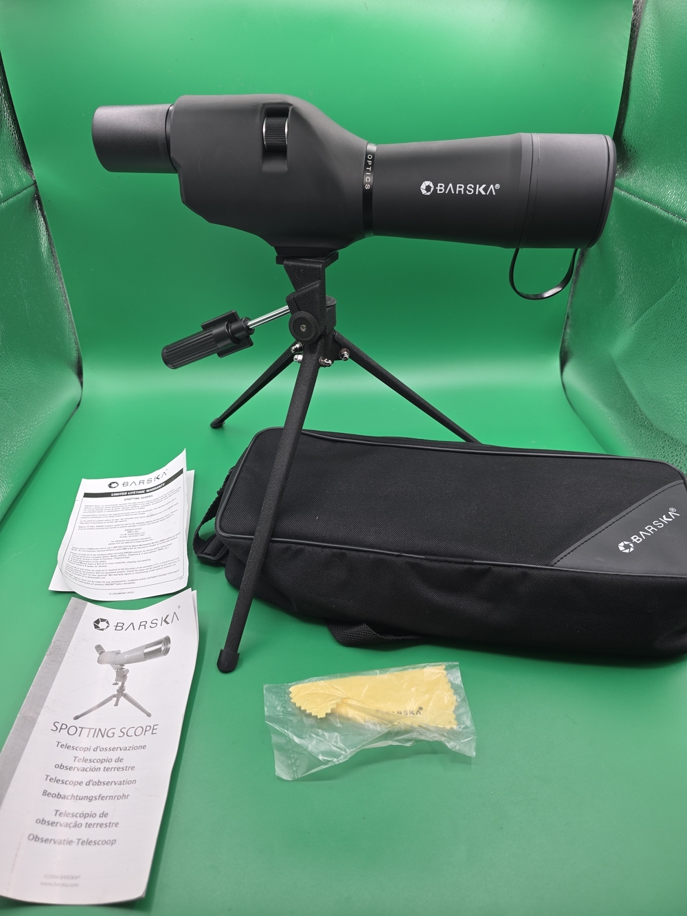 Barska 20-60x 60mm Waterproof Colorado Spotting Scope w/ Tripod & Case CO11216